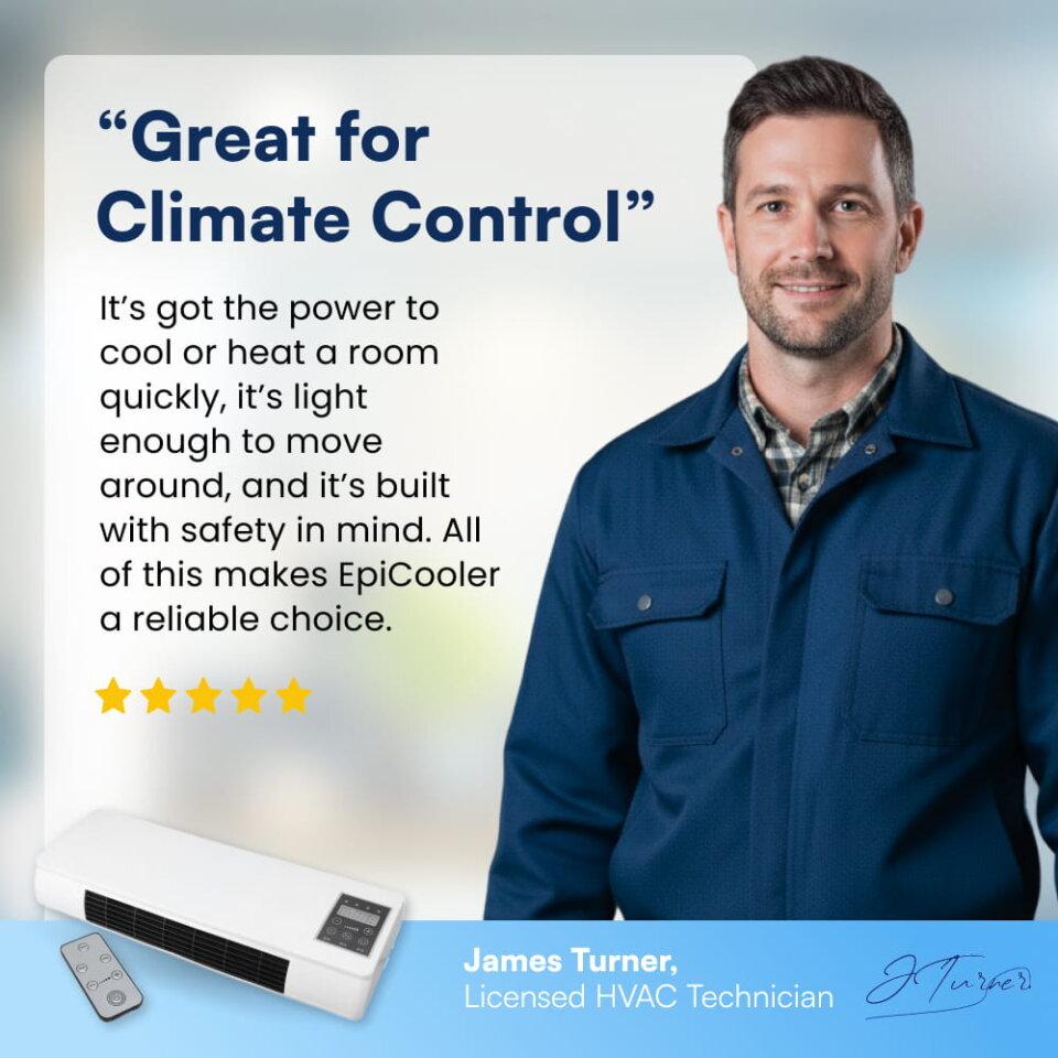 The No-Installation Heater That Keeps You Warm All Year Round.